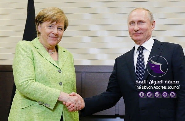 ميركل تبحث مع بوتين تطورات الوضع في ليبيا - 721609 بوتين وميركل