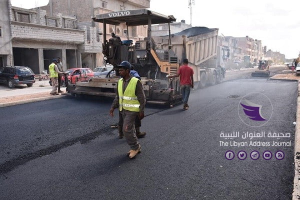 بلدية بنغازي تواصل أعمال رصف الطرق 6 بلدية بنغازي تواصل أعمال رصف الطرق - 72673237 2402316026556273 3110568027620376576 n