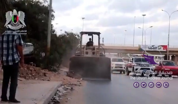 مديرية أمن بنغازي تشرع في تركيب أجهزة ضبط السرعة في الطريق السريع - New Bitmap Image