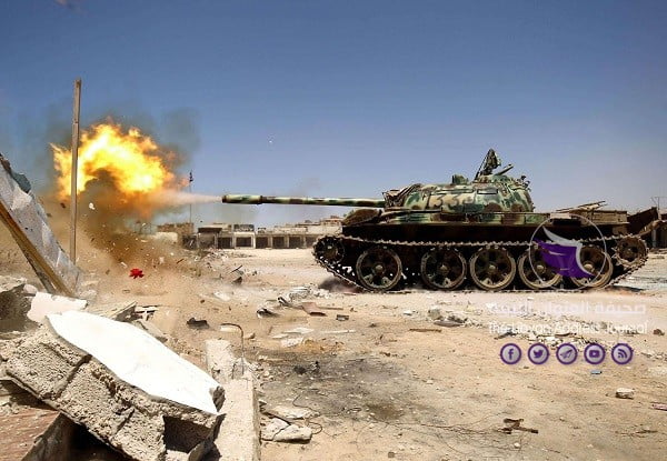 هجوم كبير للقوات المسلحة على مسلحي الوفاق جنوبي العاصمة - tripoli