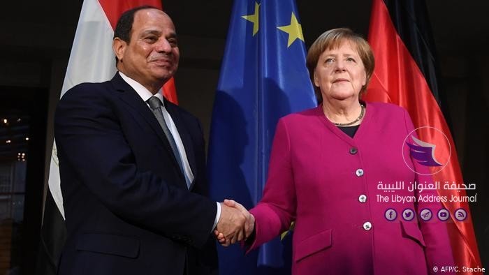 "السيسي" لـ "ميركل": مصر تمنح الأولوية القصوى لمكافحة الإرهاب وتحقيق الاستقرار في ليبيا - 47547028 303