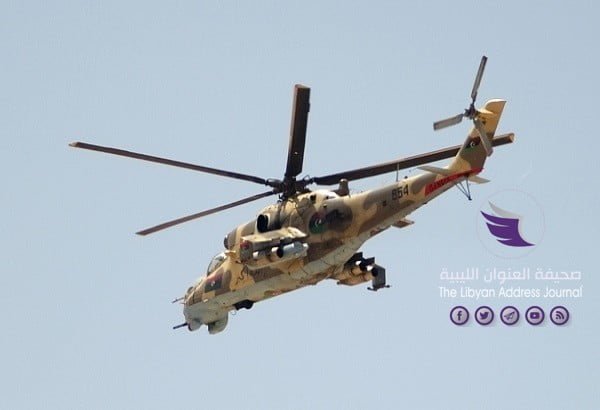 لأول مرة.. إشراك الطيران العمودي في معركة طرابلس - 4da5f4adf3281FLA MI24