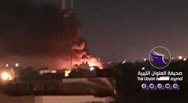 الجيش يقصف مخازن للذخيرة في الجوية مصراتة - EHcSs5fWkAALrr5 600x330 1