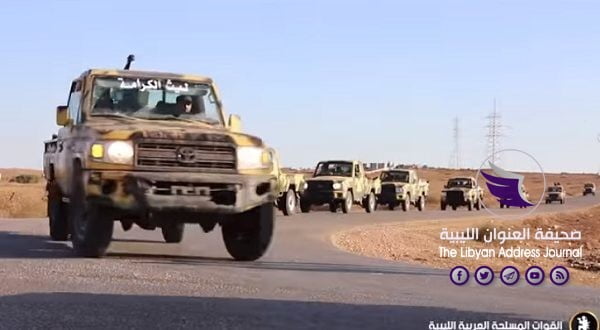 فيديو| الجيش يرسل تعزيزات عسكرية جديدة إلى محاور القتال في طرابلس - New تعزيزات عسكريةImage