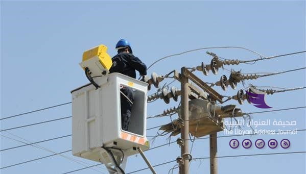 كهرباء المؤقتة تعلن حل مشاكل شبكة الساحل - كهرباء 1 1