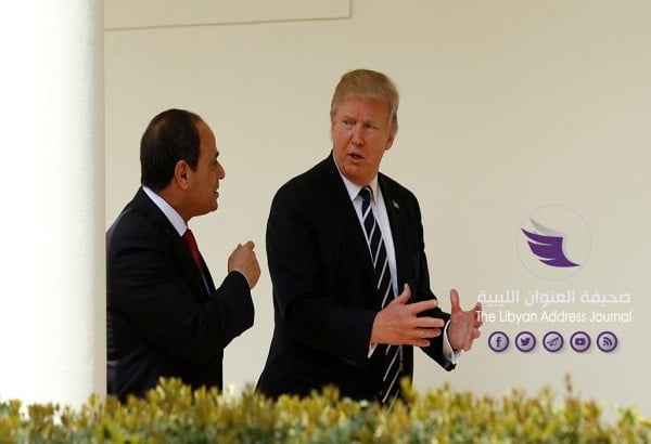 السيسي لترمب: القوات المسلحة الليبية تحارب تنظيمات ومليشيات مسلحة تهدد أمن المنطقة - 580 2 1
