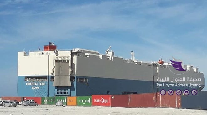 ميناء بنغازي يستقبل سفينتي شحن محملة بسيارات من كوريا - 77347777 2489951931287709 5818563839964217344 o