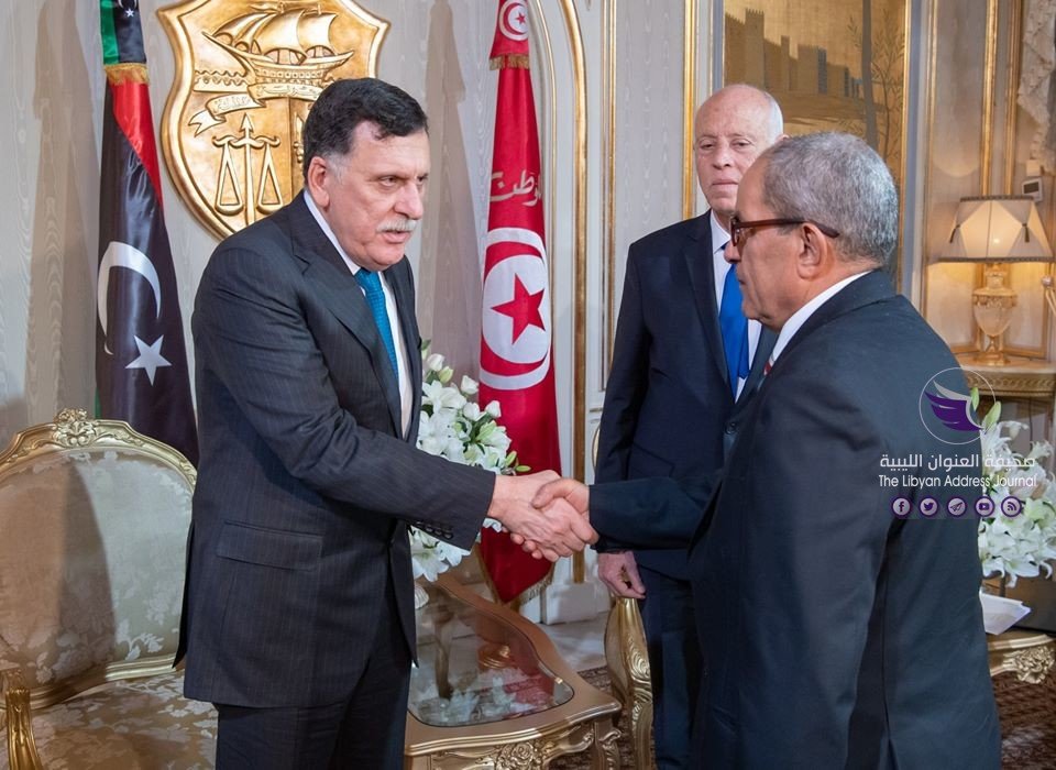 بحضور والديْ الصحفيين المختفيين قسريا في ليبيا.. الرئيس التونسي يستقبل السراج - 79191327 2838420529549319 1979889003293310976 o