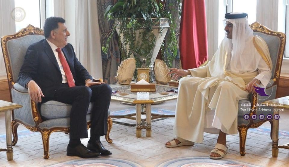السراج يجري محادثات مع أمير قطر في الدوحة - 79687986 2518997818357598 3901157282158739456 o