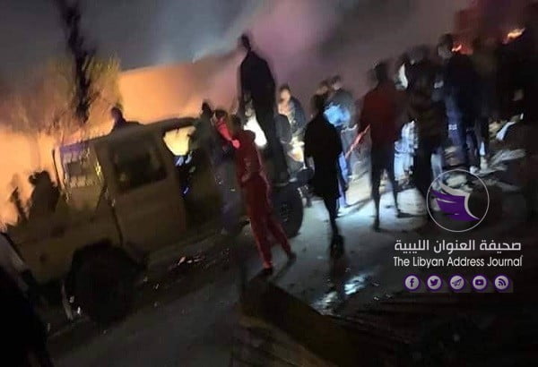 مديرية أمن الزاوية: انفجار سيارة مفخخة بشارع القرضابية - 79908703 2411349975639974 7162814609915641856 n