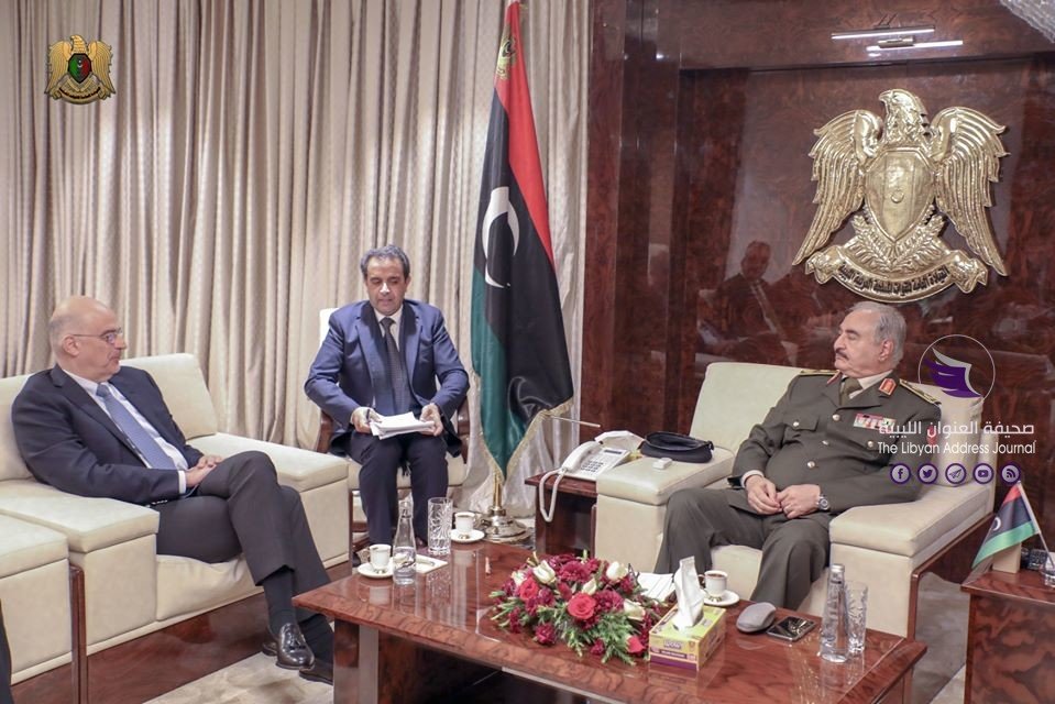 القائد العام يلتقي وزير خارجية اليونان - 79982703 1399578380220845 449146587231289344 o