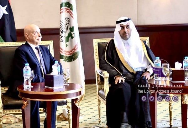 رئيس البرلمان العربي يجتمع مع رئيس مجلس النواب ويعلن تضامنه مع الشرعية في ليبيا - ELWgZCTXsAAc3d0