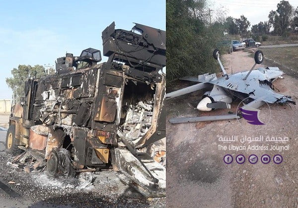 القوات المسلحة تتقدم في طرابلس وتسقط طائرة وتدمر عربات تركية - ELrtVp7WoAM3RVP