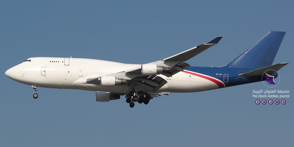 شكوك تحوم حول شحنتها.. طائرة بوينغ تحط بمطار مصراتة - er jai aerotranscargo boeing 747 412bdsf PlanespottersNet 938461 49cd6f439a 1140x570 1