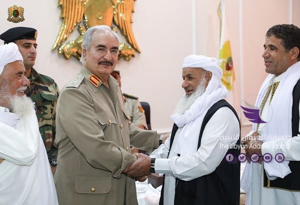 قبيلة أولاد سليمان تعلن وقوفها مع القوات المسلحة لصد الغزو التركي - 20190905 16444669369687 2420205031553619 2300750616814682112 o