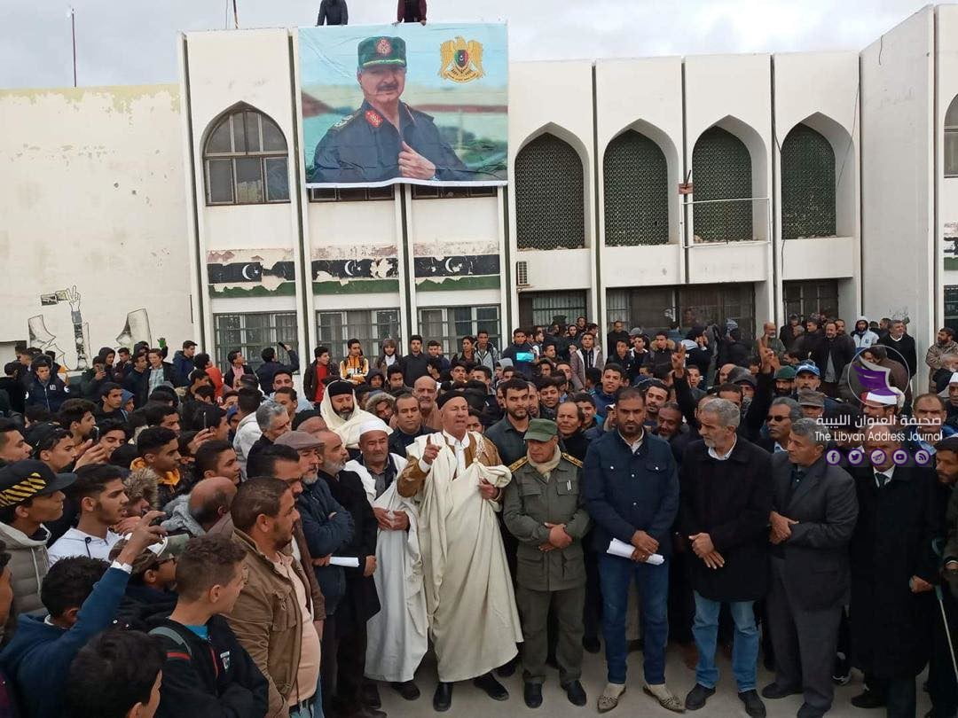 بالصور|  أهالي وأعيان قصر بن غشير يجددون دعمهم للقوات المسلحة ورفض التدخل التركي - 81437745 375398413310401 7511163962591805440 n
