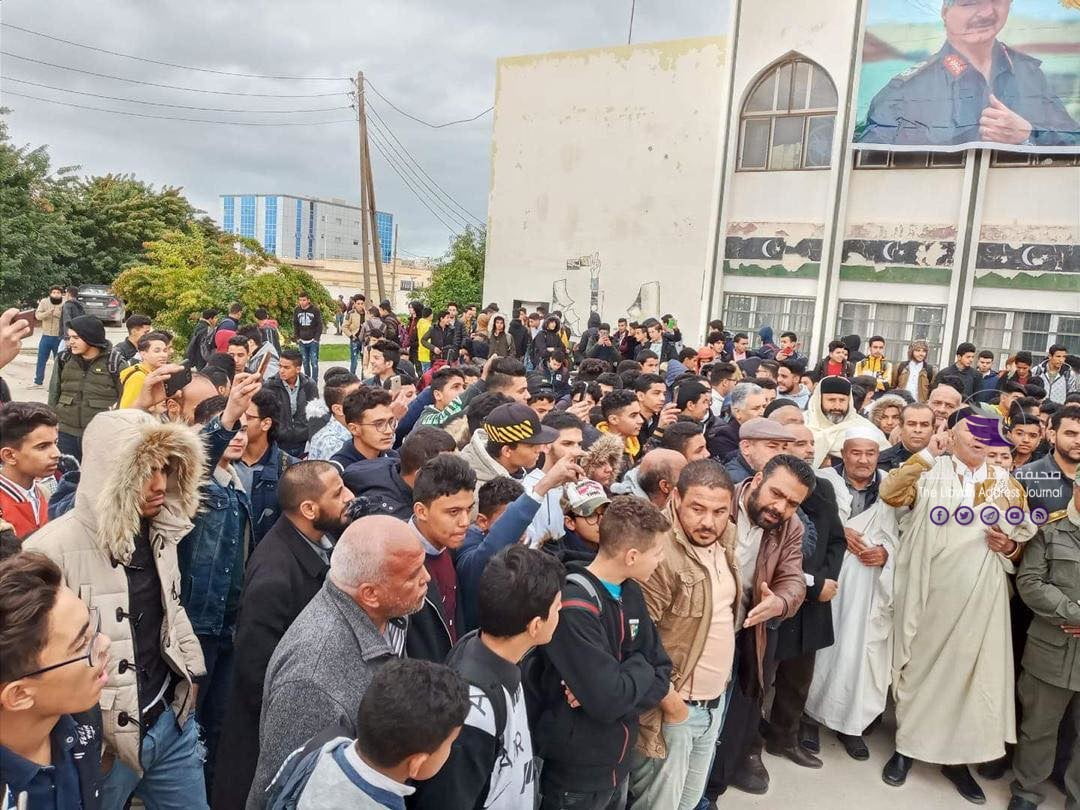 بالصور| أهالي وأعيان قصر بن غشير يجددون دعمهم للقوات المسلحة ورفض التدخل التركي 10 بالصور| أهالي وأعيان قصر بن غشير يجددون دعمهم للقوات المسلحة ورفض التدخل التركي - 82417381 582576345913099 2940088251517501440 n