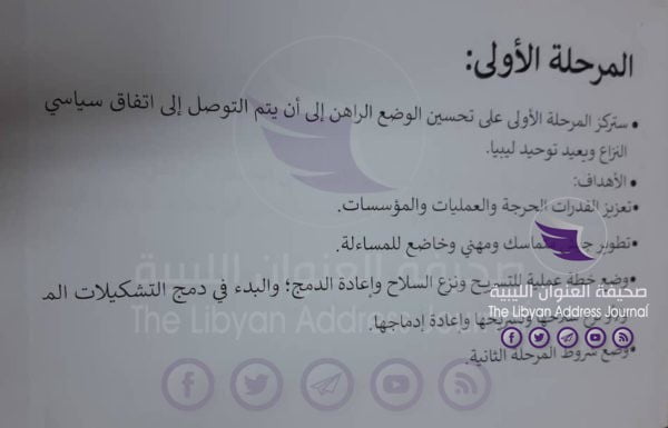"وثائق مُسربة".. حصري: "العنوان" تنشر تفاصيل الاتفاق المبرم بين حكومة الوفاق وشركتي "جونز قروب إنترناشيونال" و "دينتونس" الأمريكيتين بشأن إصلاح القطاع الأمني في ليبيا - 04