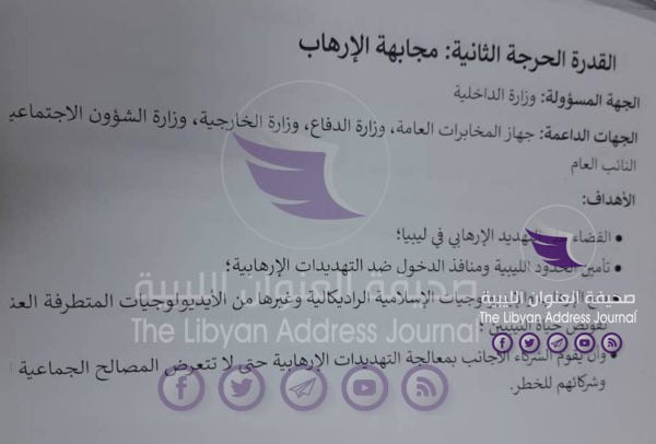 "وثائق مُسربة".. حصري: "العنوان" تنشر تفاصيل الاتفاق المبرم بين حكومة الوفاق وشركتي "جونز قروب إنترناشيونال" و "دينتونس" الأمريكيتين بشأن إصلاح القطاع الأمني في ليبيا - 07