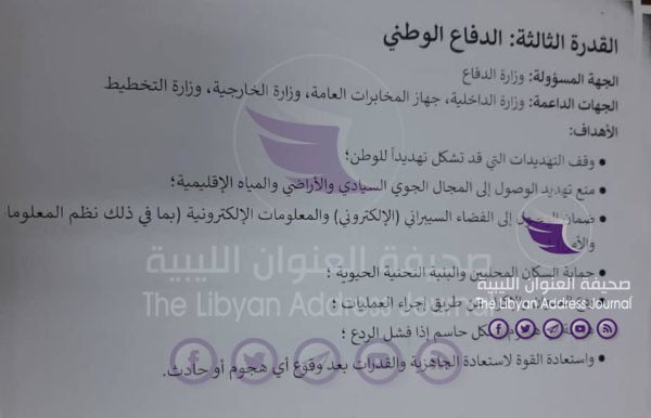 "وثائق مُسربة".. حصري: "العنوان" تنشر تفاصيل الاتفاق المبرم بين حكومة الوفاق وشركتي "جونز قروب إنترناشيونال" و "دينتونس" الأمريكيتين بشأن إصلاح القطاع الأمني في ليبيا - 08