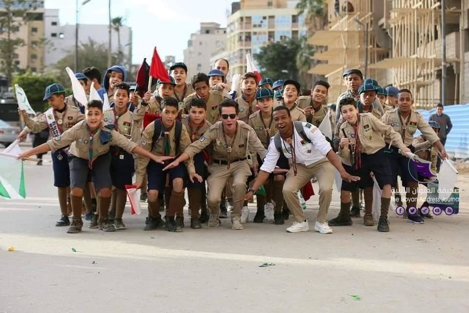 بالصور| بمناسبة الذكرى الـ66 لتأسيس الحركة الكشفية في ليبيا.. مسيرة في بنغازي واحتفالية في جالو - 86451122 1538667249618823 2072636923674886144 n