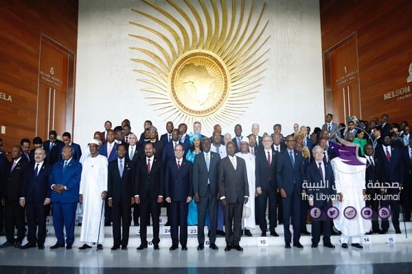 في ختام قمة الاتحاد الأفريقي.. القادة الأفارقة يتعهدون ببذل جهود أكبر لإيجاد تسوية في ليبيا - EQWafleXkAEkutL
