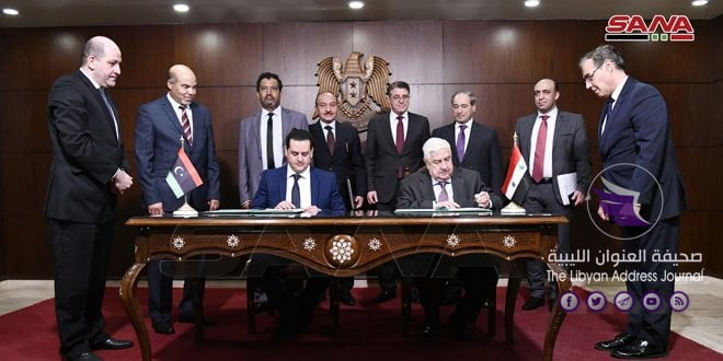 ليبيا وسوريا توقعان مذكرة تفاهم بشأن إعادة افتتاح مقرات البعثات الدبلوماسية - 8 2 660x330 1