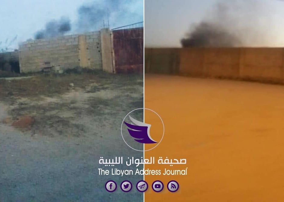تحطم طائرة تركية مسيرة جنوب شرق مصراتة عقب استهداف الجيش لغرفة التحكم في الكلية العسكرية - 878784