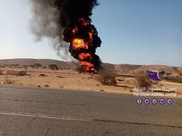 مليشيات الوفاق تستهدف ناقلات إمداد الوقود للبلديات الغربية الداعمة للقوات المسلحة - 0