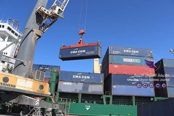 ميناء بنغازي يستقبل سفينتين محملتين ببضائع وسلع مختلفة - 94340932 2619609554988612 9130323344208429056 n