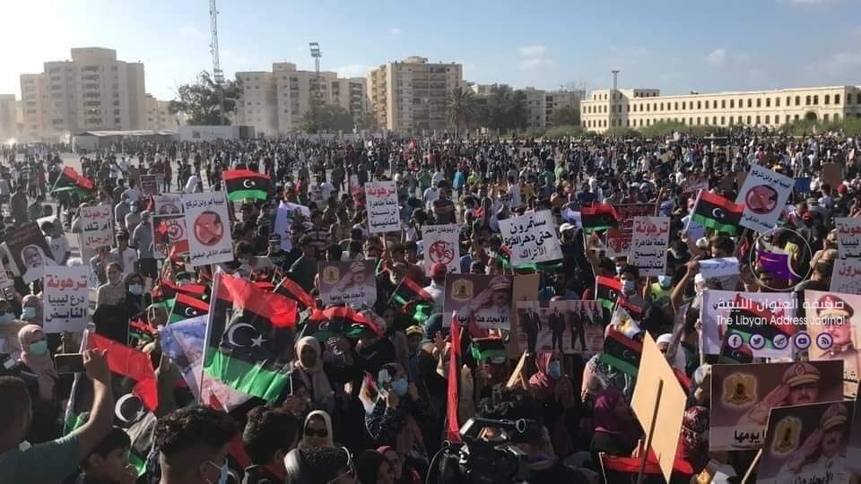 صور ...تظاهرة ضخمة في بنغازي احتجاجاً على الاحتلال التركي لغرب ليبيا - 106778736 1557339237778647 4474436599769752912 n