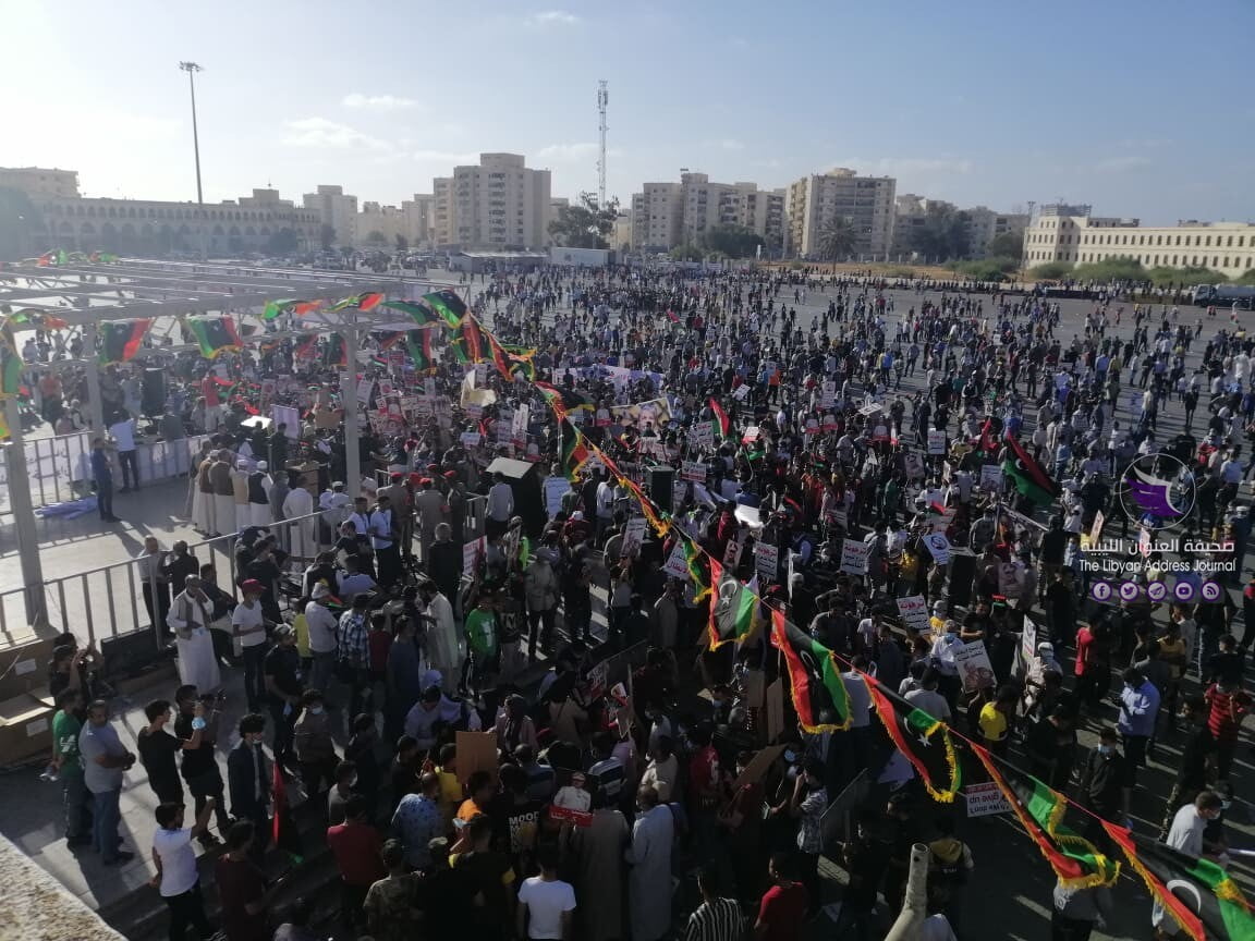 صور ...تظاهرة ضخمة في بنغازي احتجاجاً على الاحتلال التركي لغرب ليبيا - 107010911 613336079621590 236797091009296796 n