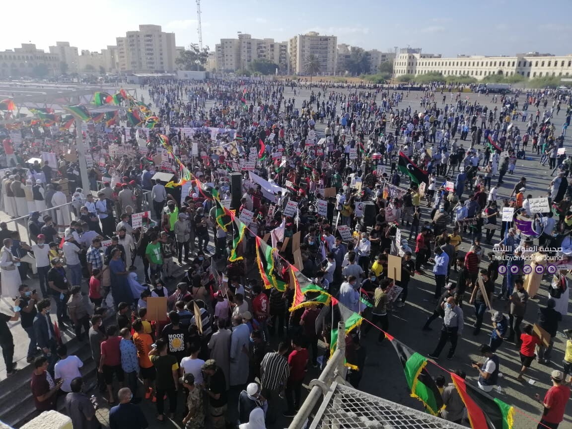 صور ...تظاهرة ضخمة في بنغازي احتجاجاً على الاحتلال التركي لغرب ليبيا - 107011204 1880731792069951 2970440564351992861 n