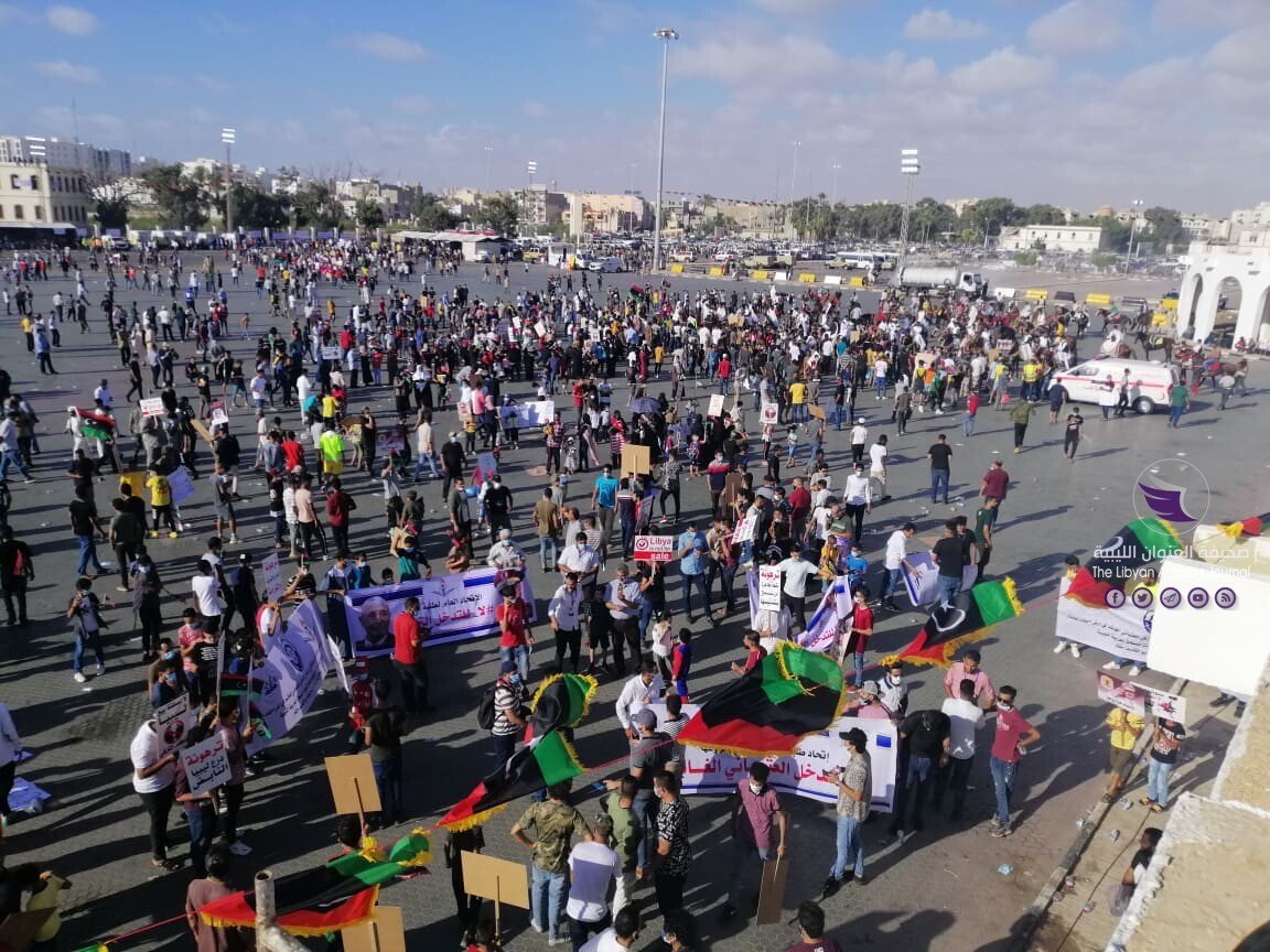صور ...تظاهرة ضخمة في بنغازي احتجاجاً على الاحتلال التركي لغرب ليبيا - 107176650 302004880846027 8233265874429534542 n