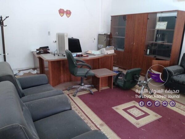 الاعتداء على قسم هيئة السلامة الوطنية في ترهونة - 107702293 2634273833501799 802589838846091804 n