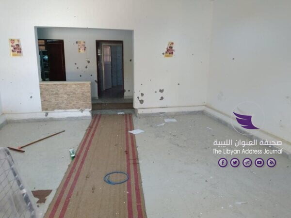 الاعتداء على قسم هيئة السلامة الوطنية في ترهونة - 107791618 2634273720168477 1394965761892374304 n