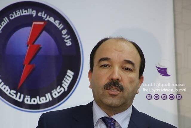 شركة الكهرباء : لا حل لمشكلة الانقطاعات غرب ليبيا بسبب الانفلات الأمني - المدير التنفيذي للشركة العامة للكهرباء علي ساسي 640x430 1