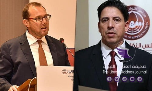العقوري يؤكد لنائب السفير الأمريكي على ضرورة عدالة توزيع عائدات النفط - هاريس