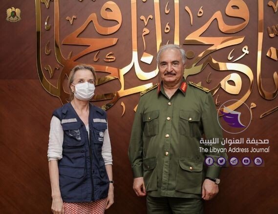 القائد العام يلتقي بالرجمة مدير مكتب الصحة العالمية في ليبيا - 117990406 199731451490043 1783162657714713518 o
