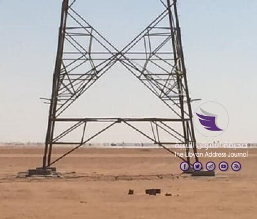 سرقة أبراج ضغط عالي بمنطقة وادي الشاطئ - 118655050 1469510776570075 5415368417747530075 n