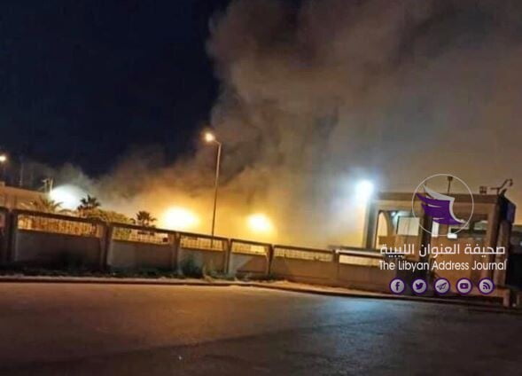 فرضيات متعددة لاندلاع حريق بمطار مصراتة -