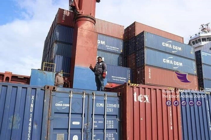 ميناء بنغازي البحري يستقبل سفن محملة ببضائع وسلع مختلفة - 119926831 364491284687409 7067460931757578589 n