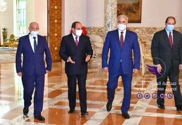 تفاصيل لقاء القاهرة بين القائد العام ورئيس مجلس النواب والرئيس المصري - 120169041 984236512095729 209231924364593388 n