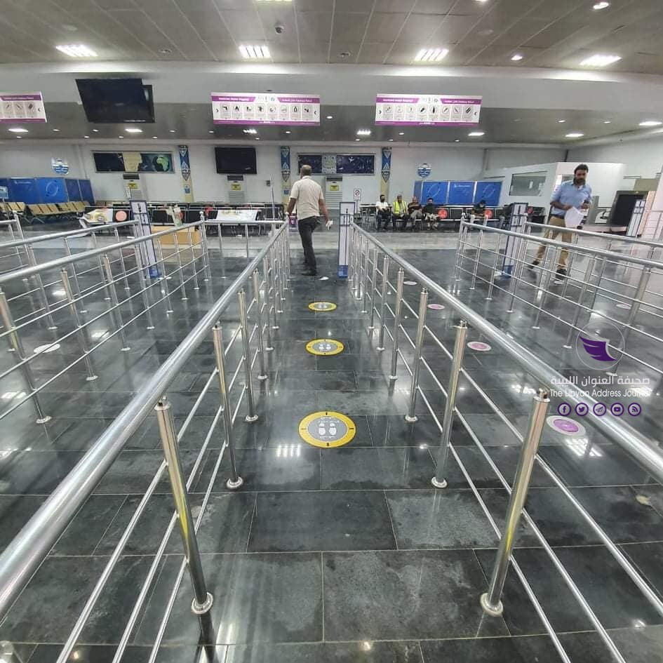 مطار بنينا ينتهي من أعمال خاصة بكورونا استعدادًا للرحلات الجوية - 122356638 2762290990691292 9187239260199422077 n