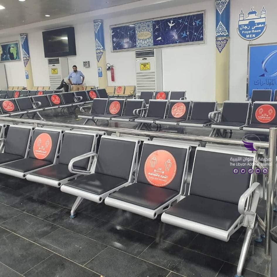 مطار بنينا ينتهي من أعمال خاصة بكورونا استعدادًا للرحلات الجوية - 122429065 2762290834024641 5367184963247891251 n