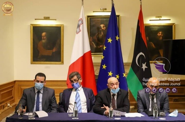 لبحث مستجدات المسار السياسي الليبي.. المستشار صالح يلتقي سفراء دول الاتحاد الأوروبي لدى مالطا - زيارة مالطا الجمعة 30 10 2020 4