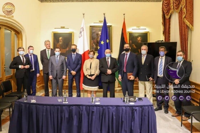 لبحث مستجدات المسار السياسي الليبي.. المستشار صالح يلتقي سفراء دول الاتحاد الأوروبي لدى مالطا - زيارة مالطا الجمعة 30 10 2020 8