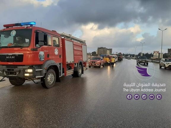 مديرية أمن شحات ترفع حالة الطوارئ بسبب سوء الأحوال الجوية - 123999305 1694082314120210 815201747997753803 n