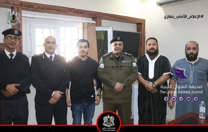مديرية أمن بنغازي تتابع أوضاع عناصر الشرطة الموقوفين على ذمة قضايا قتل دفاعا عن المؤسسة الأمنية 1 مديرية أمن بنغازي تتابع أوضاع عناصر الشرطة الموقوفين على ذمة قضايا قتل دفاعا عن المؤسسة الأمنية - 127582722 699620214087195 4322701196714564418 n