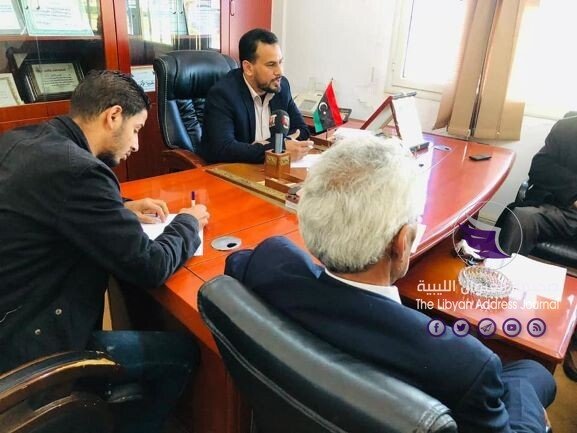 بلدية توكرة تبحث مشروع توصيل خط مياه النهر الصناعي - 128915195 3572709472849613 8538988653848637507 n
